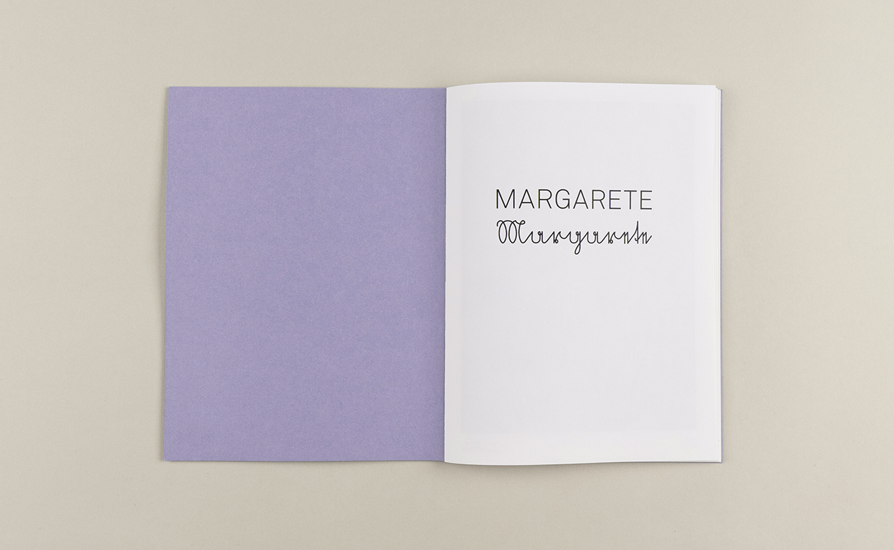 Schmutztitel vom Magazin Margarete